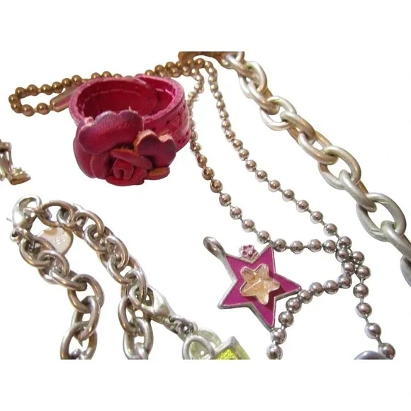 33P Vintage Mod Gold & Silver Tone Jewelry Lot*Bangles*Hair*Charm Bracelets*A205 - Picture 7 of 11